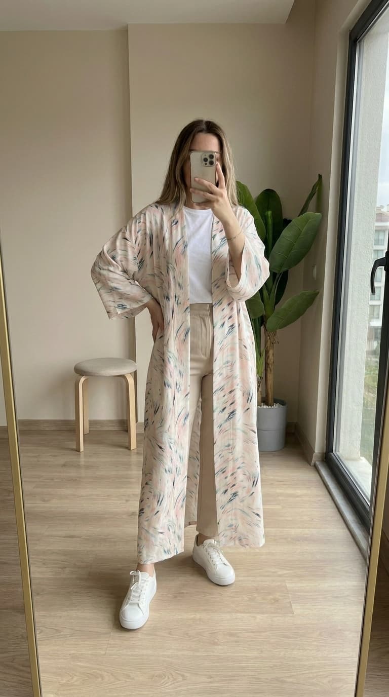 Kimono Rose Poudré