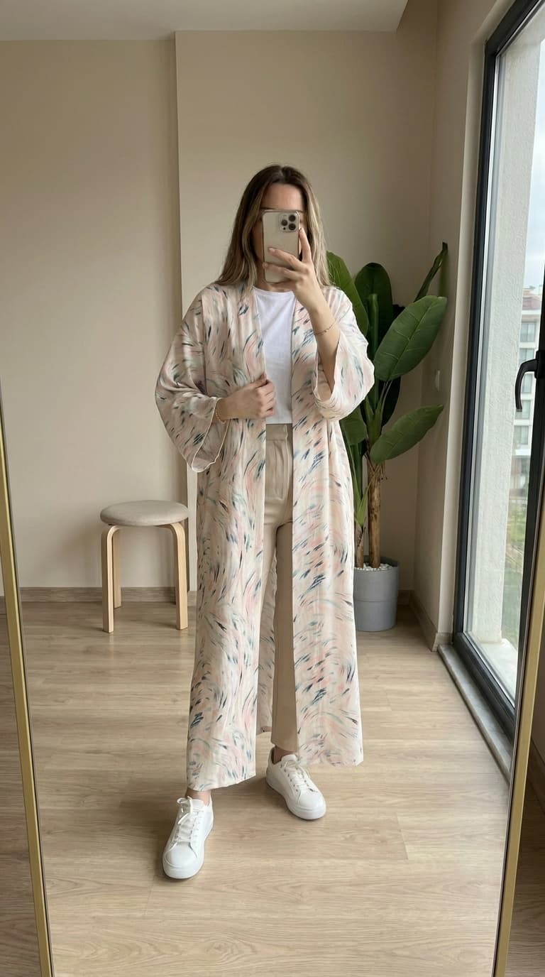Kimono Rose Poudré