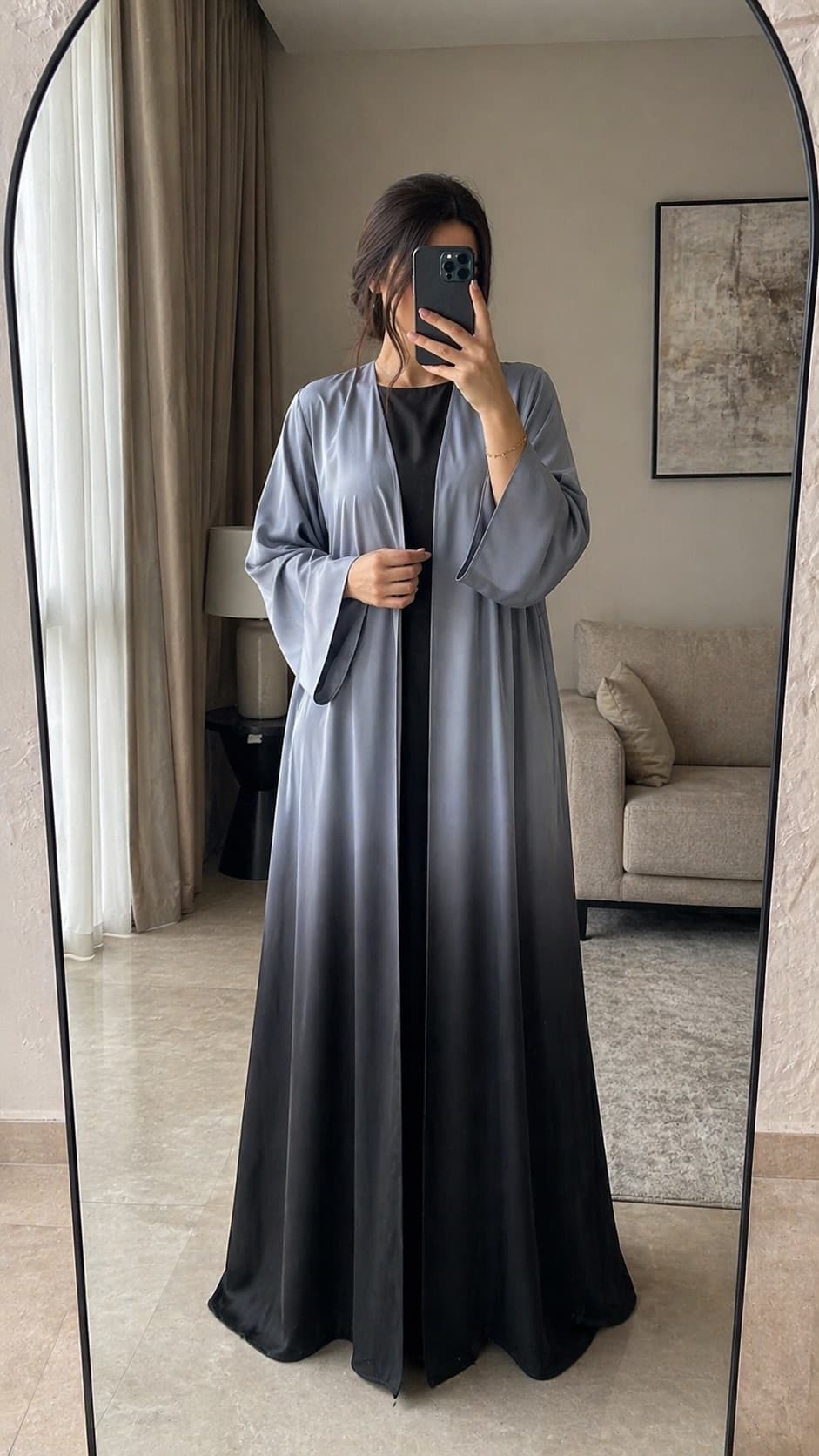 Ombré Silk Dress
