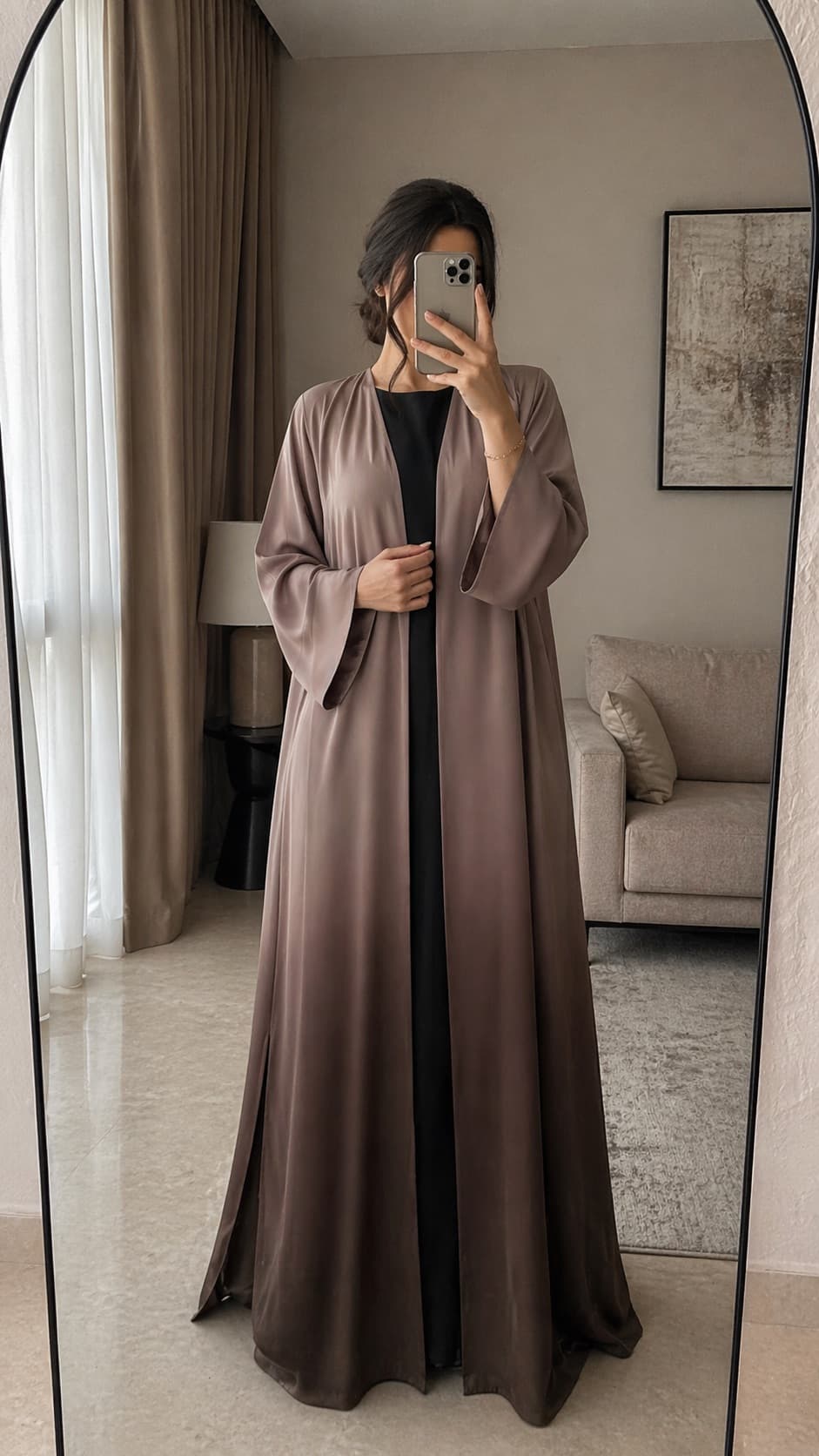 Ombré Silk Dress