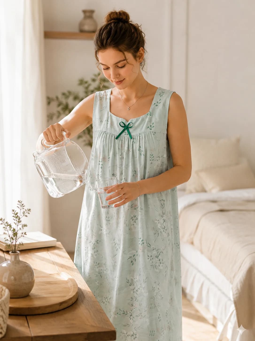 Robe Rosée Verte